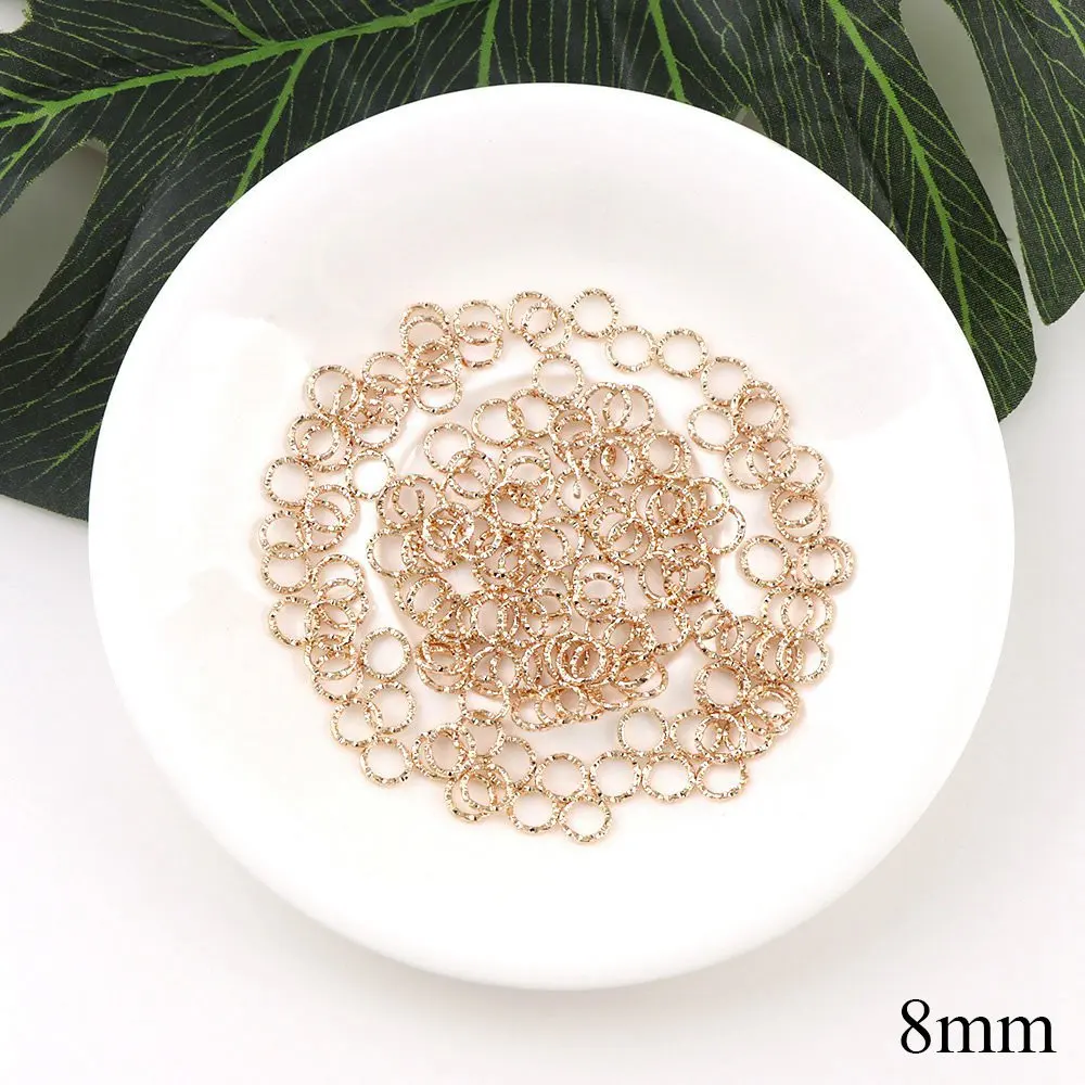 

DIY 5mm 8mm 10mm 12mm 15mm 20mm Embossing Circle Gold Sliver White K KC Gold Color Circle Accessories Wholesale Manual Connector