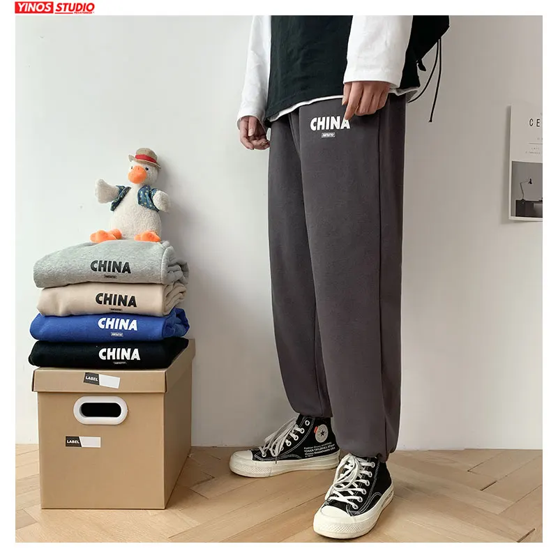 Прямая поставка мужские уличные свободные шаровары Осенние японские спортивные