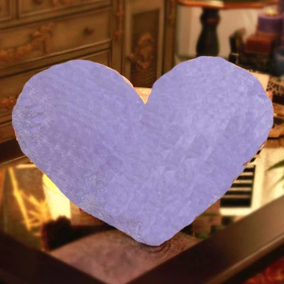 Purple heart Звезда в форме сердца бросок набивная Подушка плюшевая кукла, подарок для девочки диванная подушка бросок декоративная наволочка для подушки Свадебный декор - Цвет: Purple heart