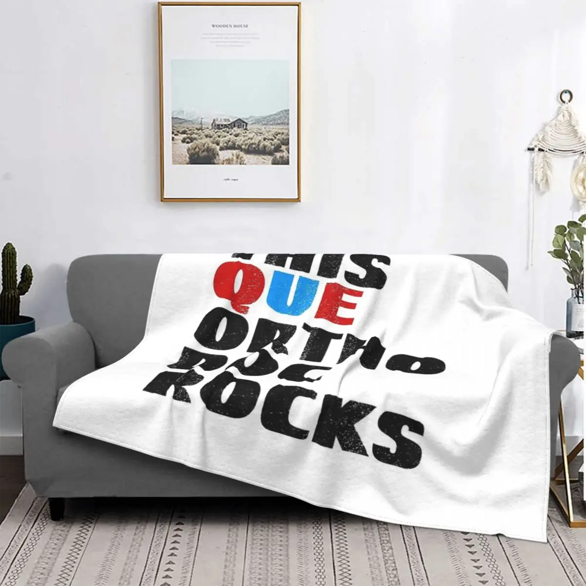 

Ortho Doc This Que Ortho Doc Rocks 1 manta, colcha para cama, edredones a cuadros, manta para bebé, manta de muselina, colchas p