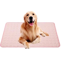 dropshipping washable summer cooling mat for dogs cats kennel mat breathable pet self cooling mat pet crate pad cusion sleep mat