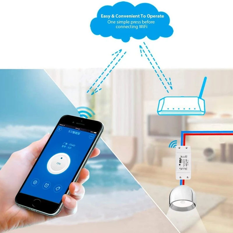 Универсальный таймер выключателя Smart Life APP беспроводной пульт дистанционного