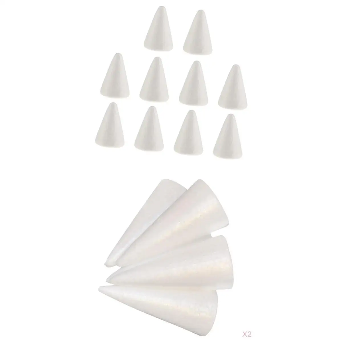 

20pcs Unpainted Styrofoam Foam Craft Foam Balls Model Modeling Home Decorations