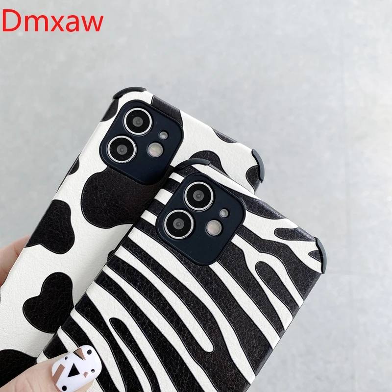 Модные чехлы для телефонов с животным рисунком iPhone 12 11 Pro Max mini XS XR X 8 7 6 6S Plus SE 2020