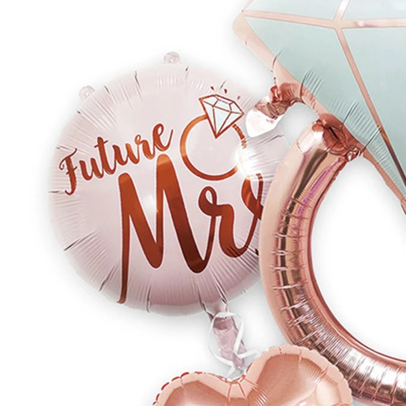 

Happy Galentine's Day Decorations Ring Balloon She Said Yes for Valentine's Day