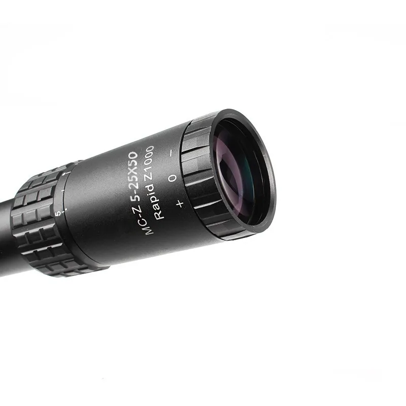 MC Z 5 25X50 FFP первый фокусный плоскость оптический прицел Сторона Параллакс Z1000