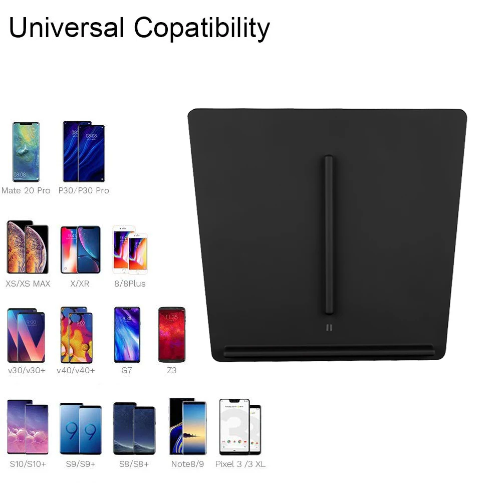 Беспроводное зарядное устройство для телефона два зарядка противоскользящее