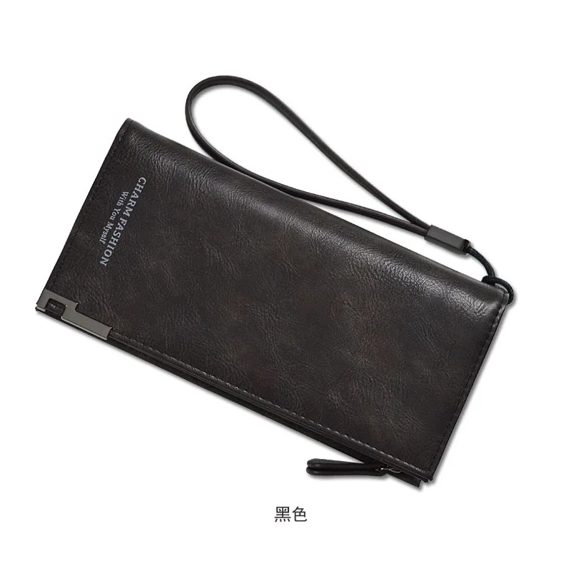 E-1525 black Модный женский кошелек из искусственной кожи, фирменный дизайн, роскошный Повседневный Длинный кошелек, клатч, кошелек для монет, женская сумка, Женские винтажные Переносные сумки - Цвет: E-1525 black