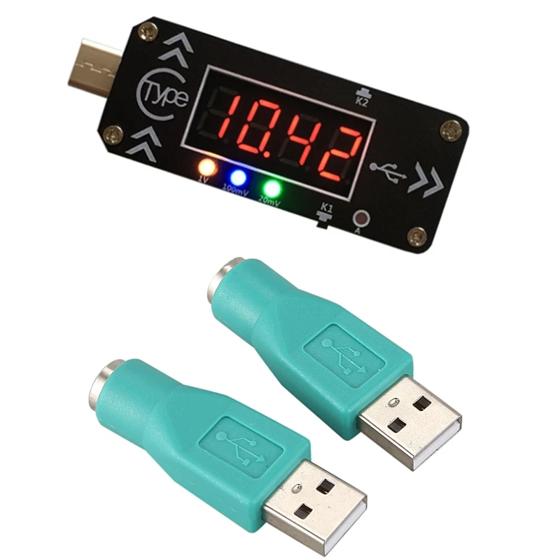 2 шт. USB 0 штекер на PS/2 гнездо мыши клавиатуры адаптер разъем с зарядкой триггера