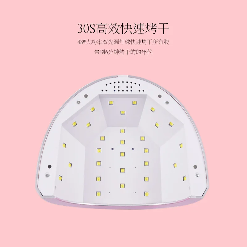 SUNone 48w Uv Led Nail Lamp Quick Dry Dryer For Curing Gel Polish UV Professional Dryers | Красота и здоровье