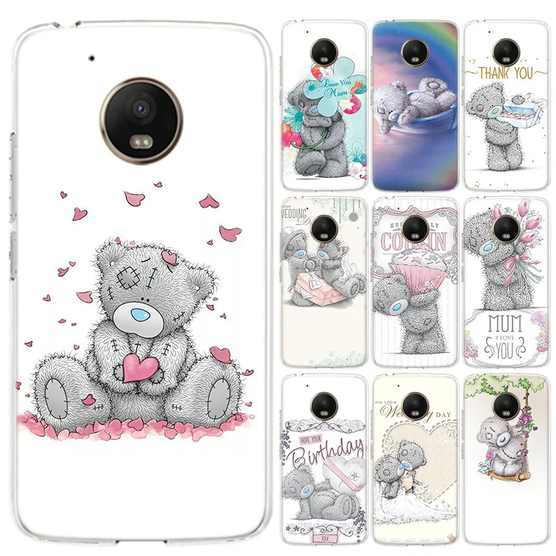 Чехол для телефона Teddy Me To You Bear Motorola MOTO G8 G7 G6 G5 G5S G4 E6 E5 E4 Plus Play Power One Action Мягкий