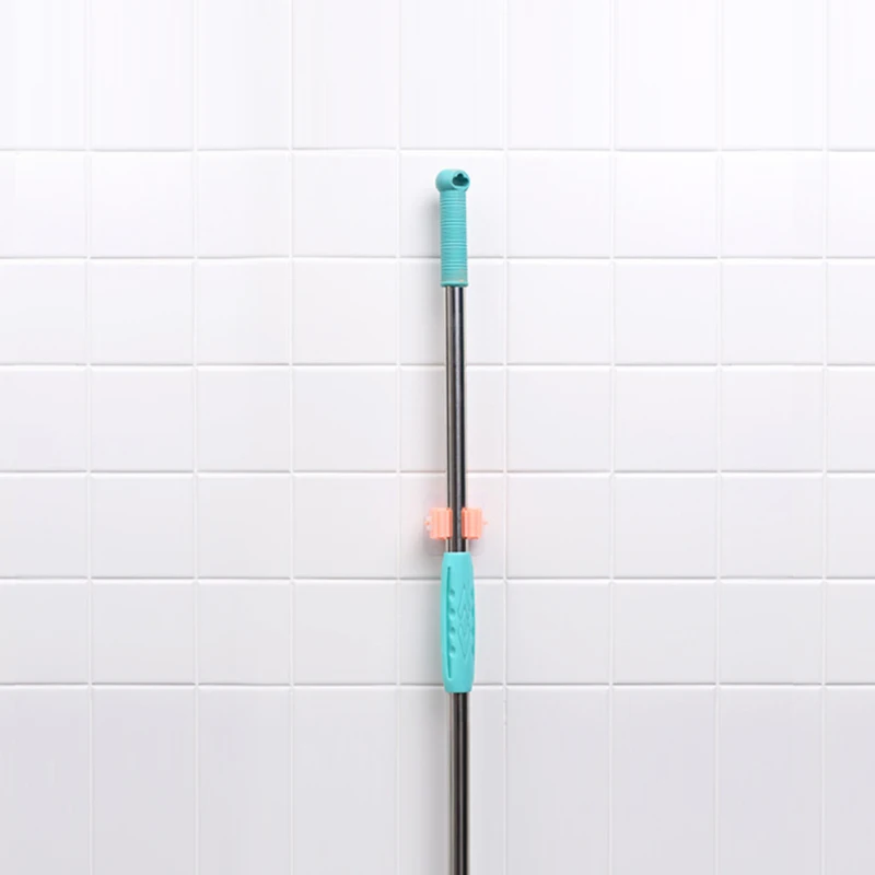 Настенный держатель для швабры в ванную комнату вешалка метлы стеллаж