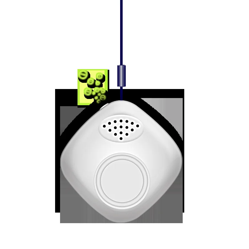 

2Pcs Wearable Air Purifier Cleaner Portable Negative Ion Air Fresher Remove Formaldehyde PM2.5 Smoke For Car / Home