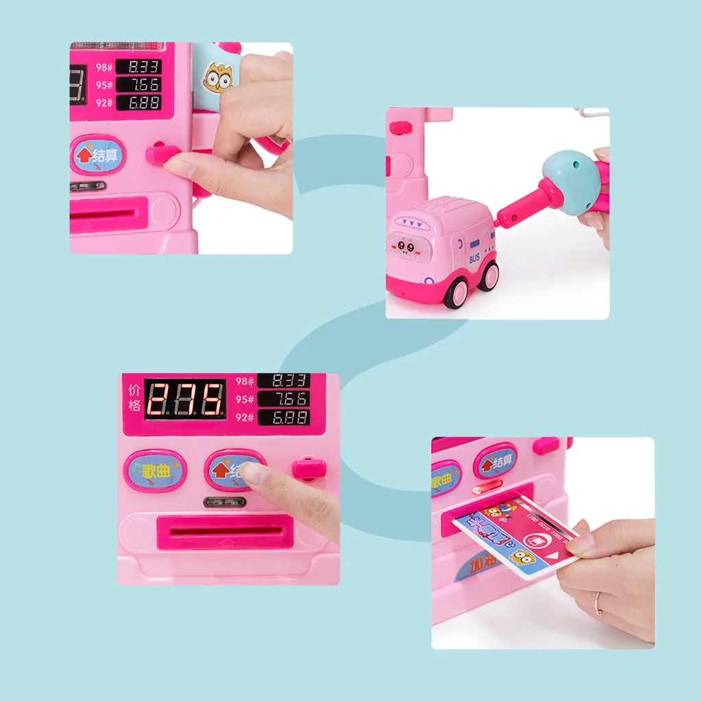 Образование для детей Веселые Обучающие игрушки ролевые игры АЗС игра игрушка