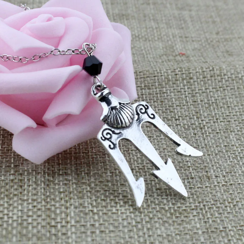 Ожерелье в виде трезубца Перси Джексон Нептун Море ожерелья Посейдон для мужчин