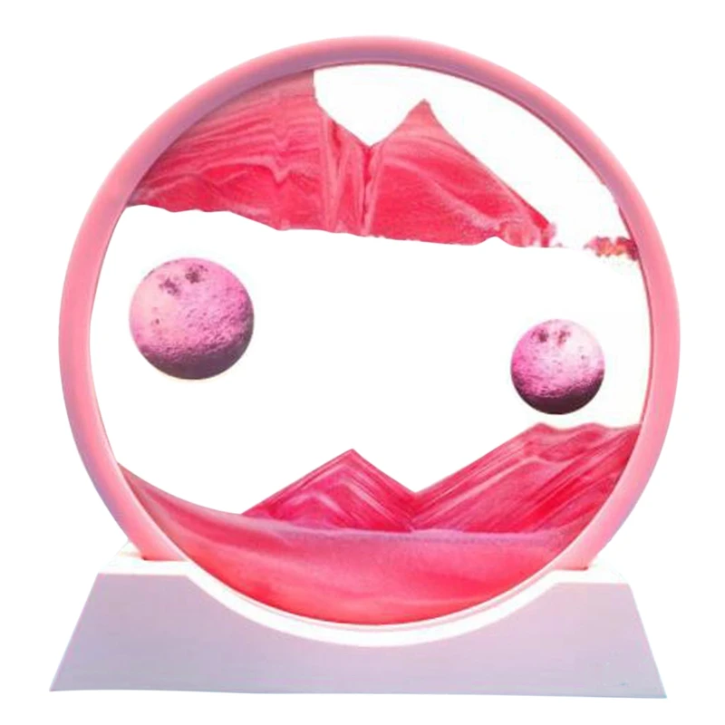 

Движущийся песок искусство картина стекло 3D глубоководный песчаный пейзаж в движении текущий Песок Рамка расслабляющий Рабочий стол