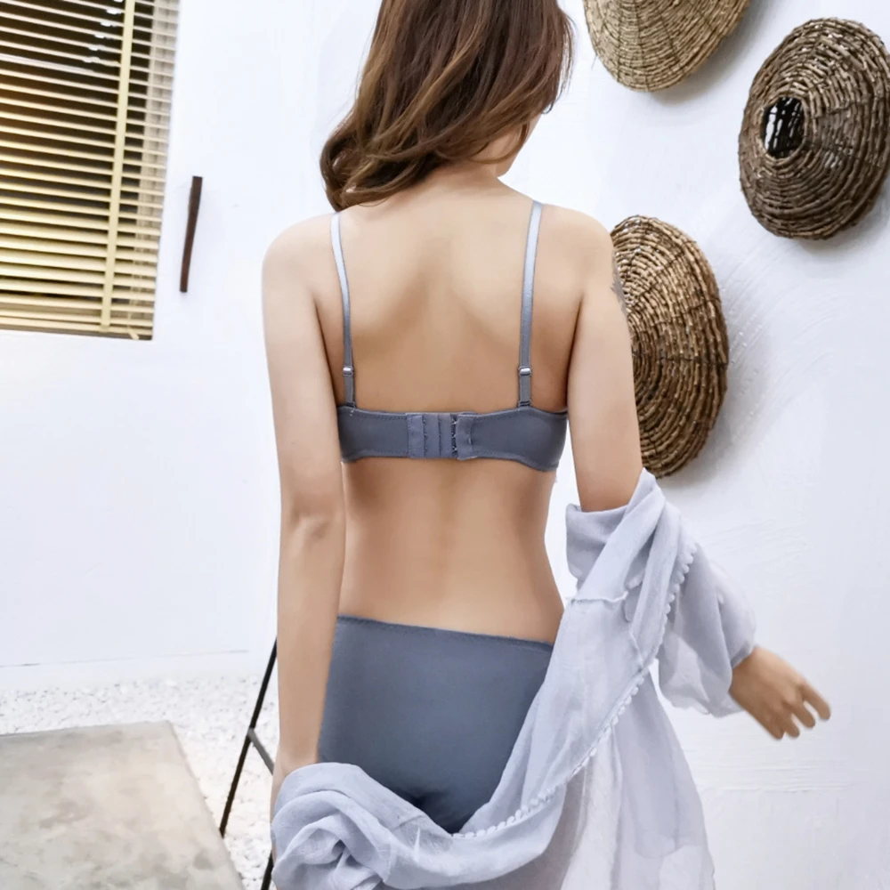 Сексуальное женское нижнее белье бюстгальтер пуш ап с кружевной вышивкой милый