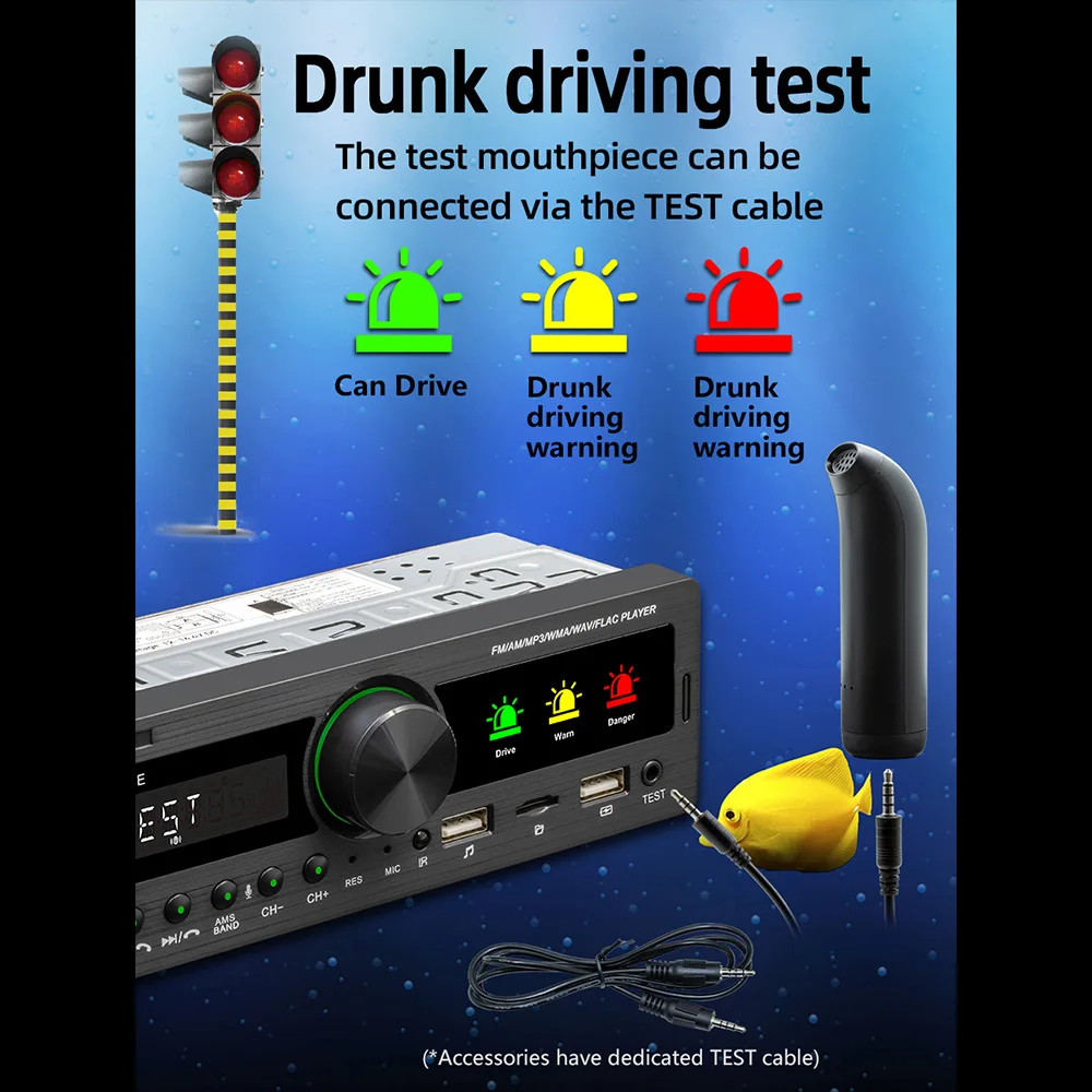 Автомагнитола с микрофоном 12 В USB/SD/AUX|Автомагнитолы| |