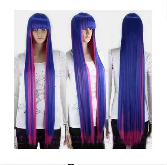 + 01384 @ Q8 Новый аниме длинные прямые волосы косплей вечерние парики мой маленький