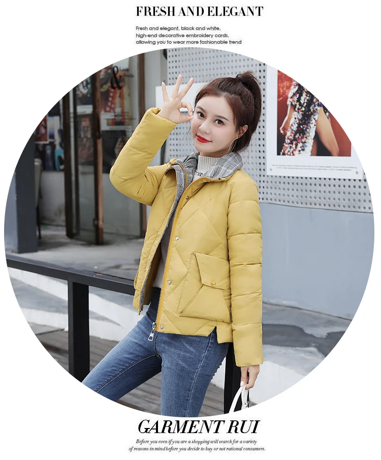 Tcyeek Winter Jacket Women Parkas Mujer Women's Down Cotton Jackets Feminine Hiver Warm Coat Fit Office Ladies Clothes 1986