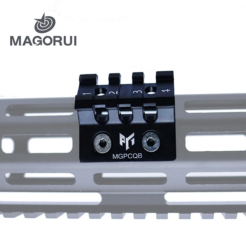 MAGORUI Mlok Keymod офсетный светильник/Opitc Picatinny Rail Mount M Lok 3 слота аксессуары для