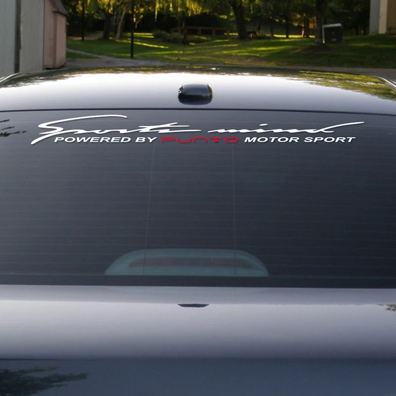 90*12 см для мотоспорта автомобилей сзади лобовое стекло наклейки Fiat Punto Авто