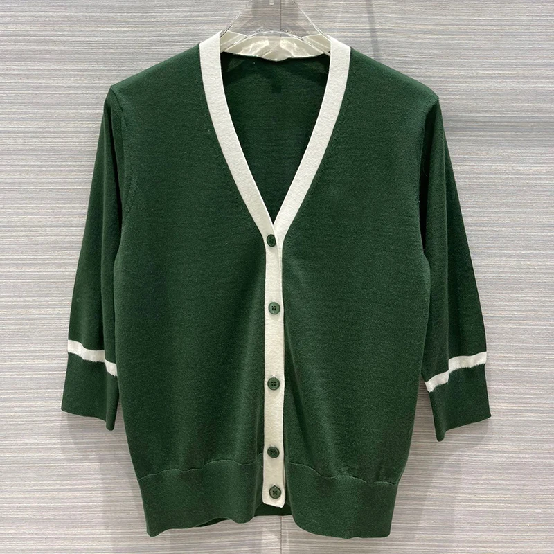 

Женский кашемировый кардиган, повседневный трикотажный свитер с V-образным вырезом и длинным рукавом, пальто, женские топы, осень 2021
