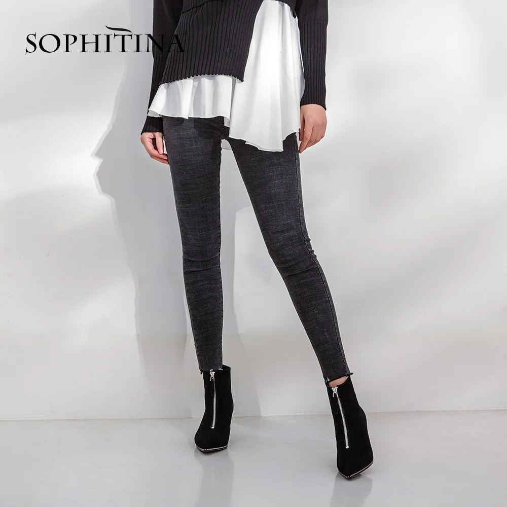 SOPHITINA/Новинки на осень 2019г. Женские ботинки уникальные высокого качества.Теплая