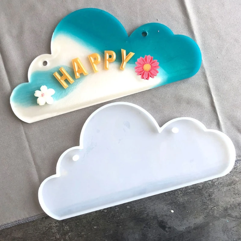 1/2 шт. хрустальные эпоксидная смола форма дверные знаки литые силиконовая сделай