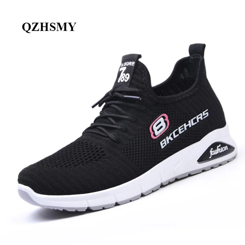 Женские спортивные кроссовки 2021 сетчатые дышащие на платформе женские трендовые