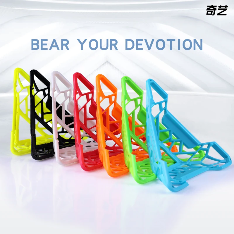 

[Picube]Qiyi DNA cube stand 3x3x3 magic cube basic cube holder 7pcs/set colorful DNA holder with qiyi sail W 3x3x3 cube