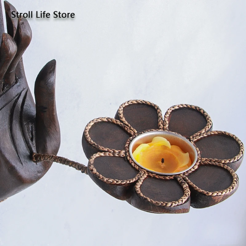 Креативные настенные подсвечники в старинном стиле ретро таиланд бергамот