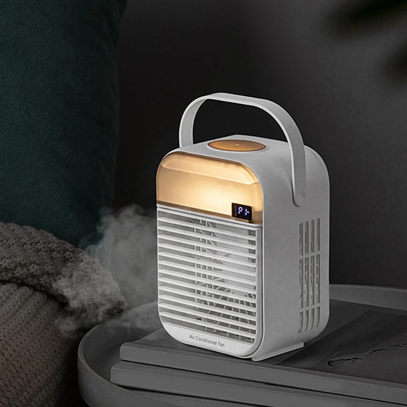 

Portable Air Cooler Desktop Super Quiet Mini Air Conditioner Ice Air Cooler Fan for Home Office Room LC