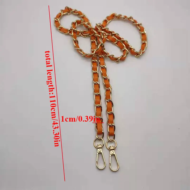 

New Detachable Replacement Shoulder Bag Strap PU Leather Long Belts for Handbag Bag Chain Braided Strap Bag Accessories 110cm