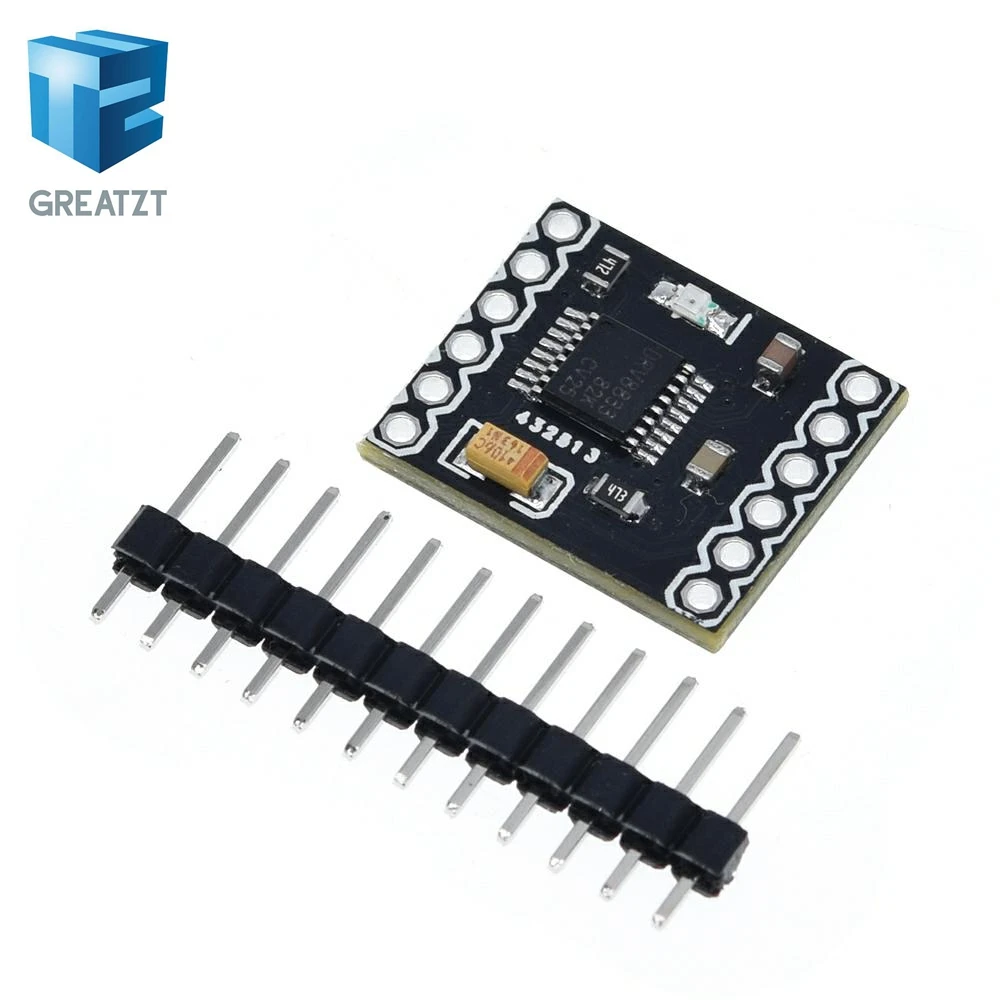 GREATZT DRV8833 2 канала драйвер двигателя постоянного тока, зарядная Модульная плата 1.5A 3 V-10 V