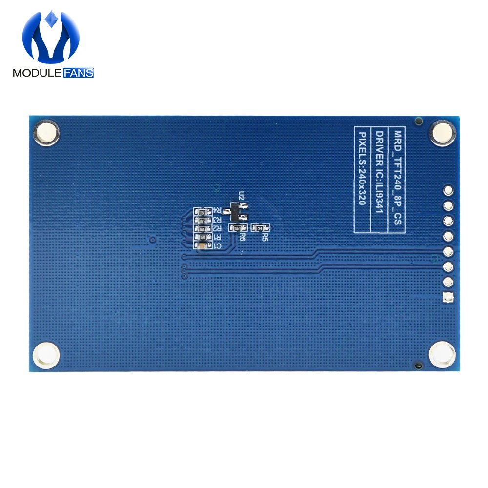 ЖК дисплей 2 4 дюйма 240x320 TFT модуль дисплея 240*320 3 В SPI Driver IC ILI9341 для Arduino|ЖК-модули| |