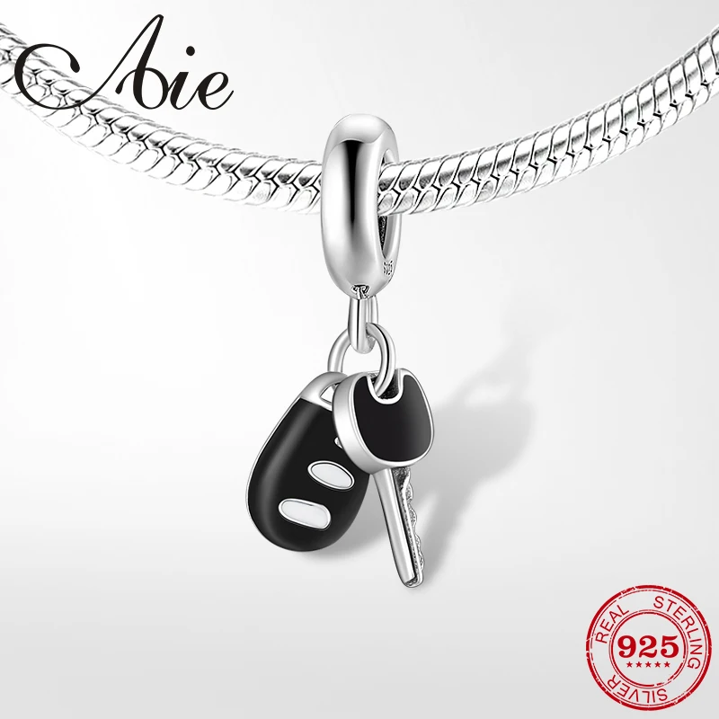 Новый креативный Лидер продаж кулон в форме ключа автомобиля из стерлингового