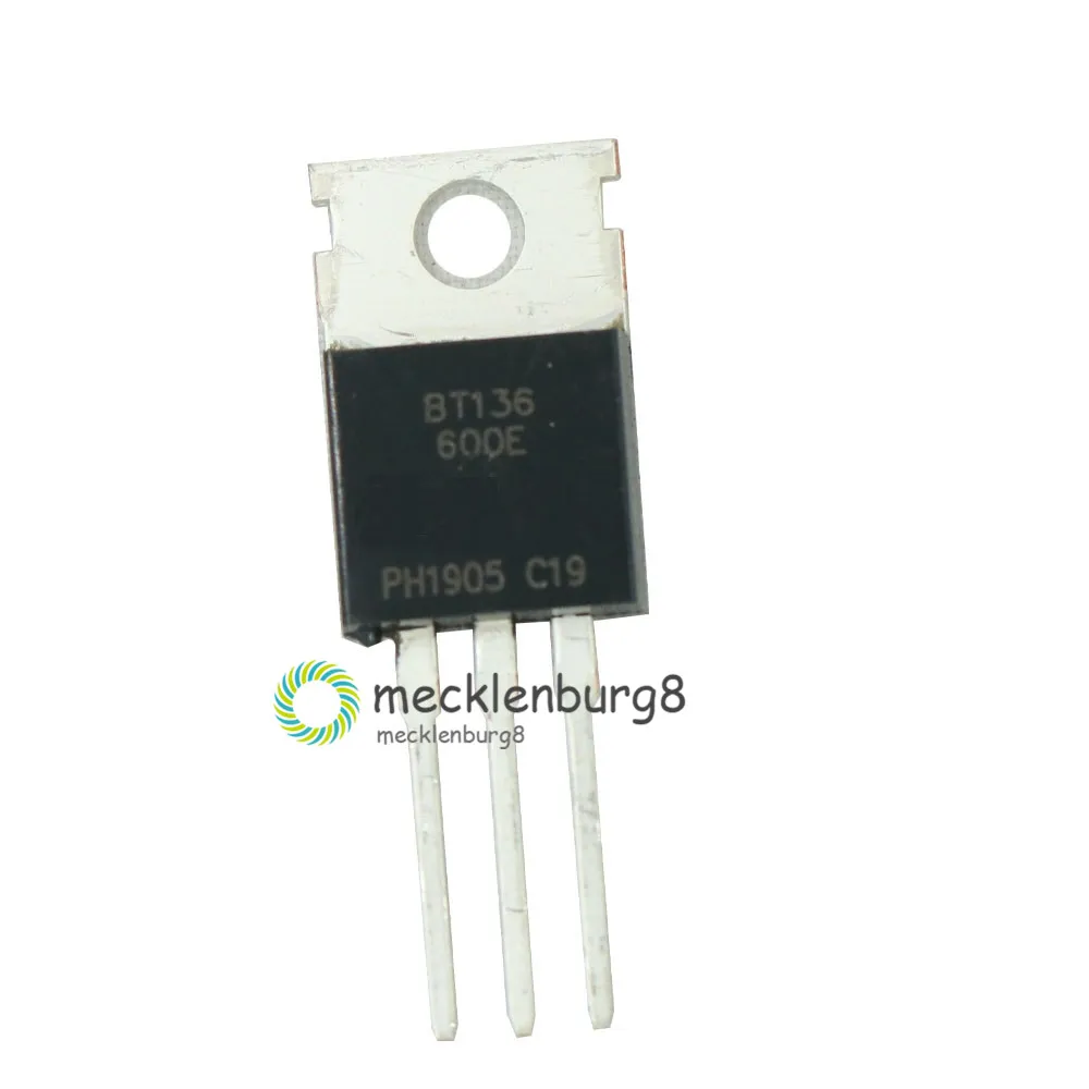 10 шт./лот Φ BT136 600E 600V 4A TO 220 новый оригинальный телефон|Запасные части| |