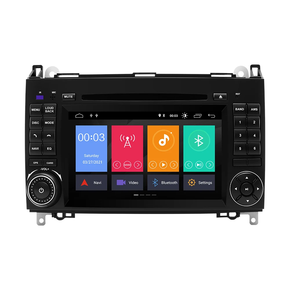 Автомагнитола Carplay 2DIN Android11 для Mercedes Benz Sprinter B200 W209 W169 Viano B-class W245 B170 Vito W639 A180 A160 W906 |