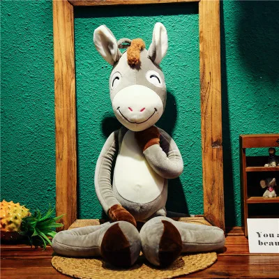 Длинная пуховая хлопковая озорная кукла Ослик плюшевые мягкие детские игрушки с