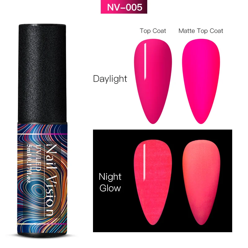 Nail Vision 5 мл УФ-гель для ногтей светящийся в темноте флуоресцентный неоновый светящийся Гель-лак светодиодный неоновый светящийся цвет Гель-лак для ногтей - Цвет: EES07740