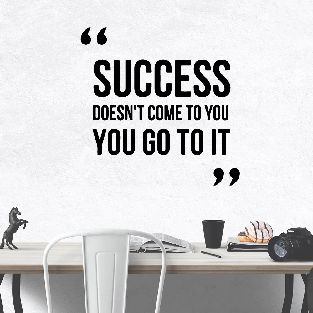 Мотивационные надписи на стену ПВХ постер сделай сам для офисных помещений