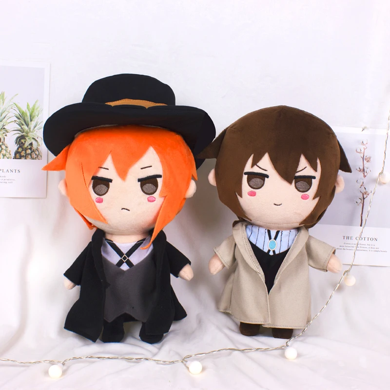 Comprar Anime Perros Callejeros Bungou Nakahara Chuya Osamu Dazai Corta Lindo Muñecos De Peluche Almohada Cojín Juguetes Regalos De Navidad Cosplay 36cm