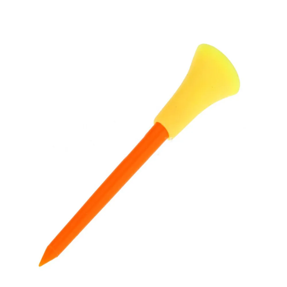 30PC Multi Color Plastic Golf Tees 83mm Durable Rubber Cushion Top Tee Random durable Outdoor sports Accessories |