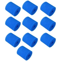 10pcs filter sponge replacements for intex type h washable reusable swimming pool accessories filter foam sponge cartridge