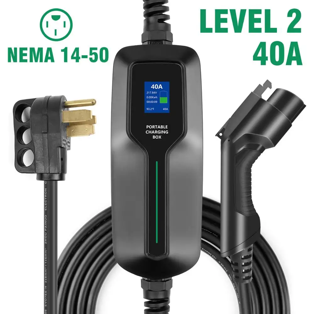 Type 1 EV Charger 40A SAE J177	