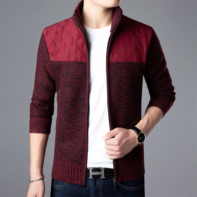 UNIVOS KUNI 2019 мужской модный свитер пальто blusa de frio masculino зимний осенний теплый