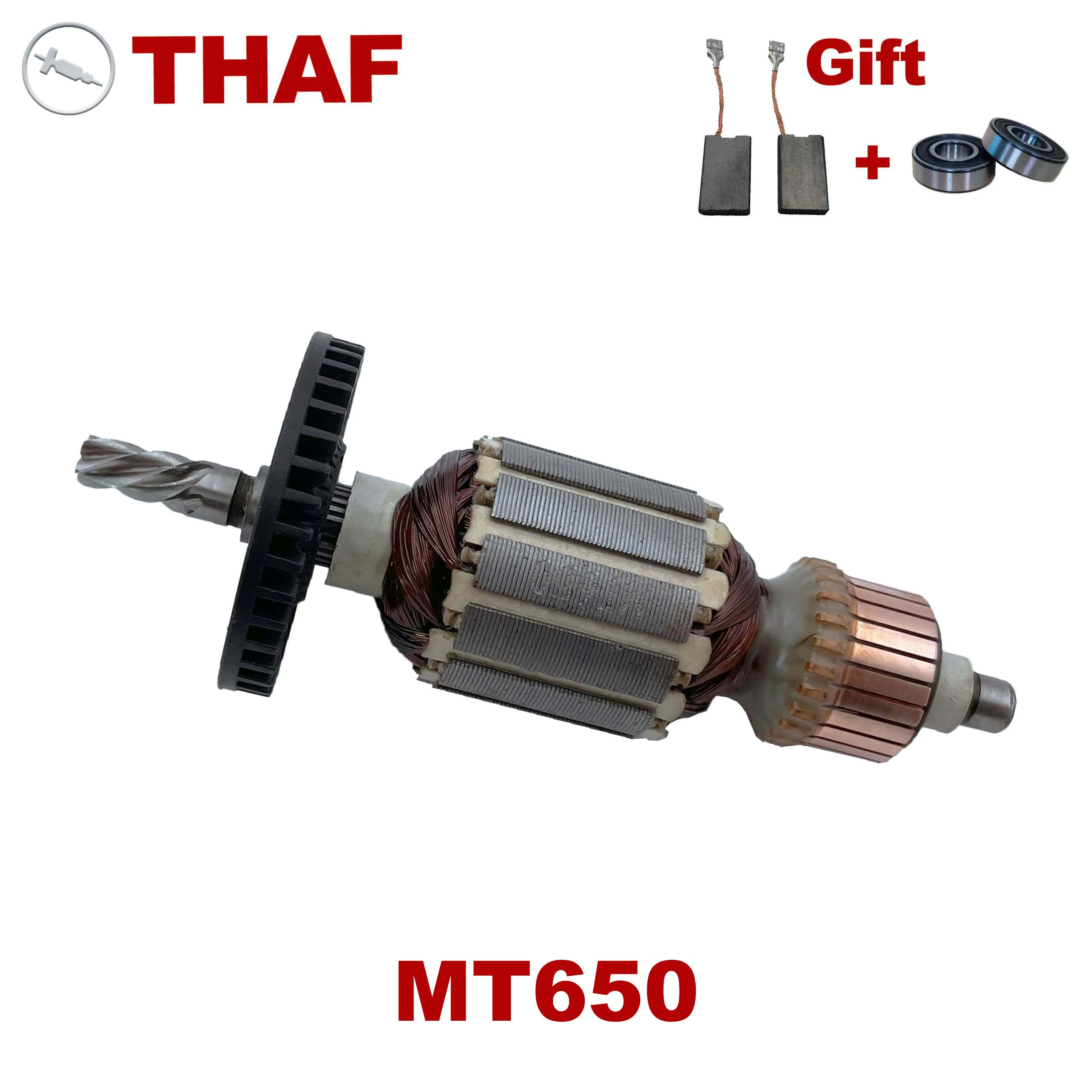 Свободный подшипник &amp Углеродная щетка！ AC220V-240V Якорь ротор аксессуары для Maktec