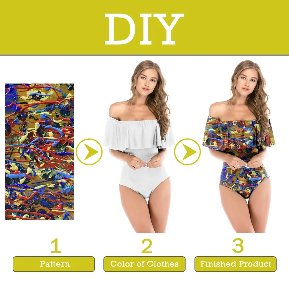 NADANBAO DIY купальники настроить 3d печатных цельный купальник Женские сексуальные купальники Костюмы