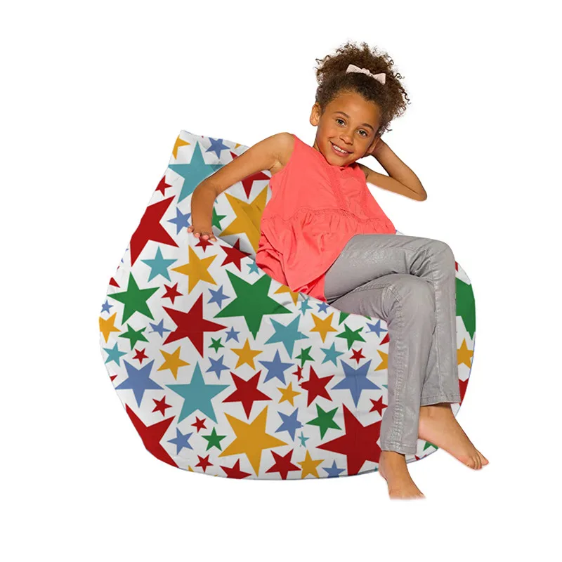 Чехол-мешок без наполнителя с милым принтом для шезлонга уютный чехол-мешок